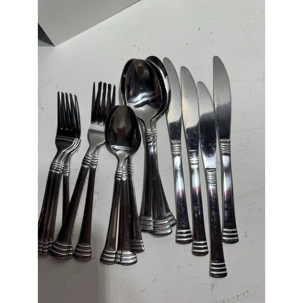 Hampton Silversmiths Stainless Flatware Lot Of 19 And 2 Cambridge